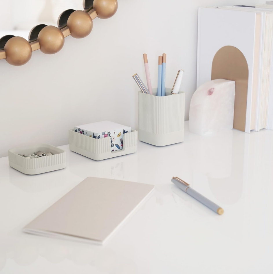 Elegant 3-piece desktop organizer set - Image 3