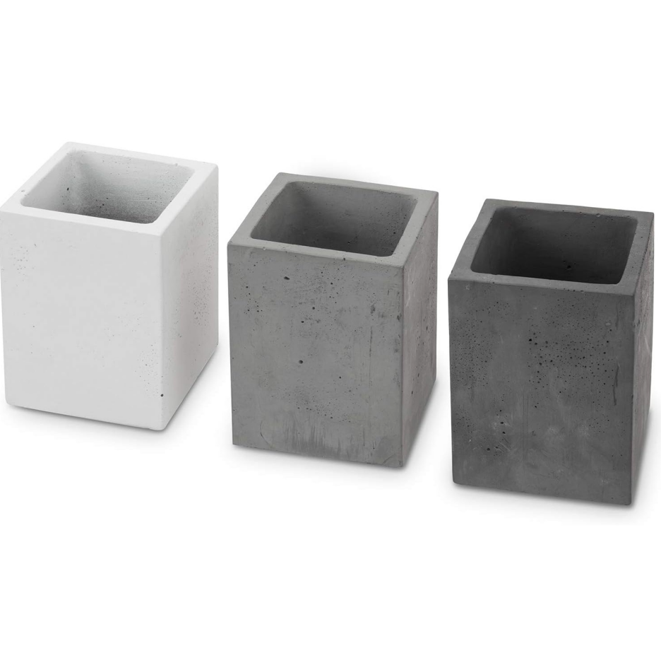 Concrete desktop pen holder/organizer cup - Image 2