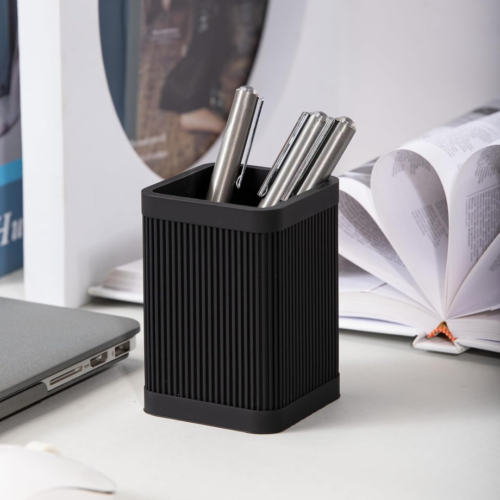 Stylish desktop pen holder