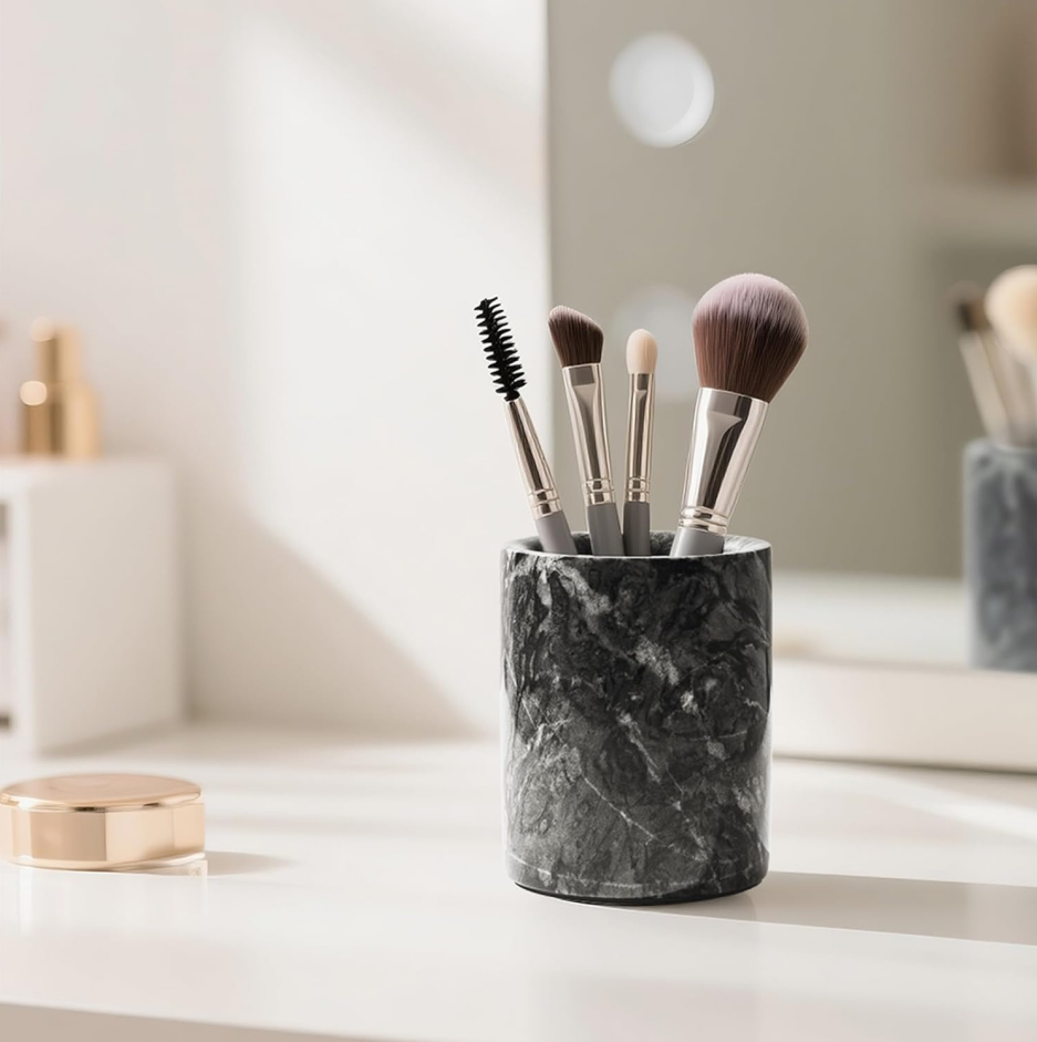 Natural marble pen holder - Image 3