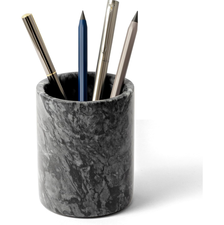 Natural marble pen holder - Image 2