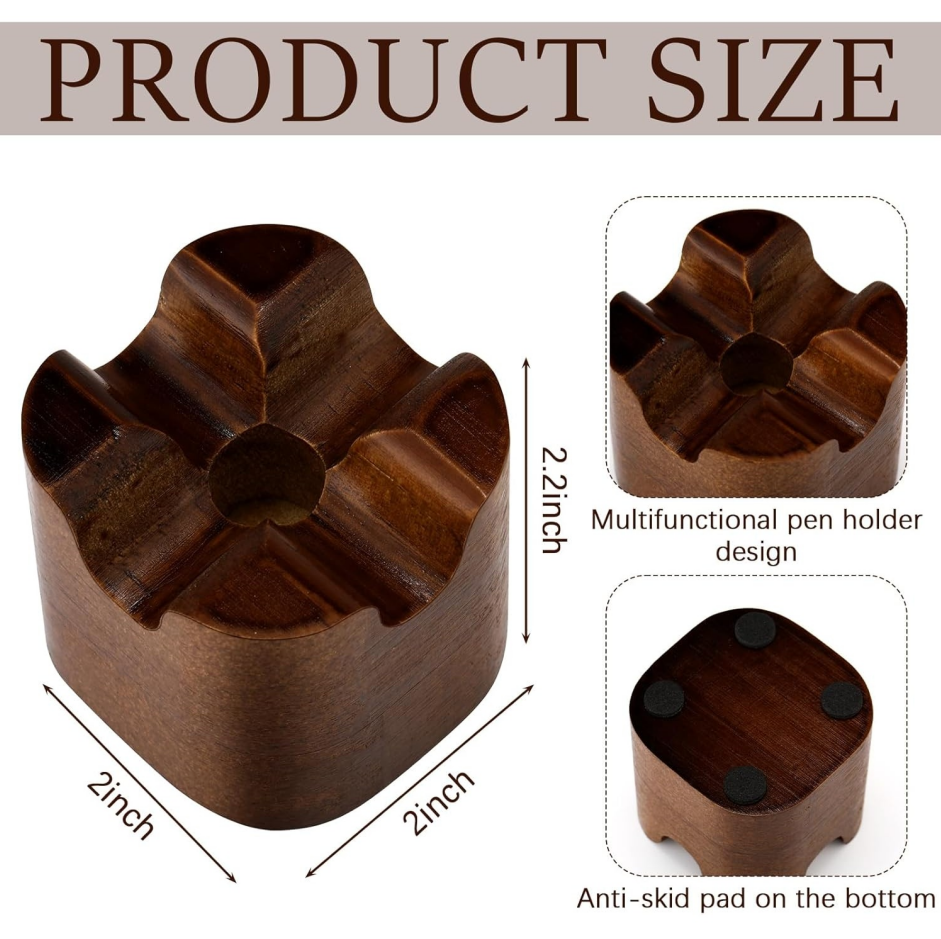 Wooden pen holder (set of 2) - Image 2