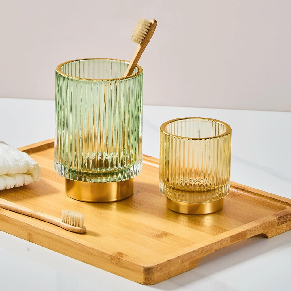 Multifunctional vintage glass storage cup - Image 3