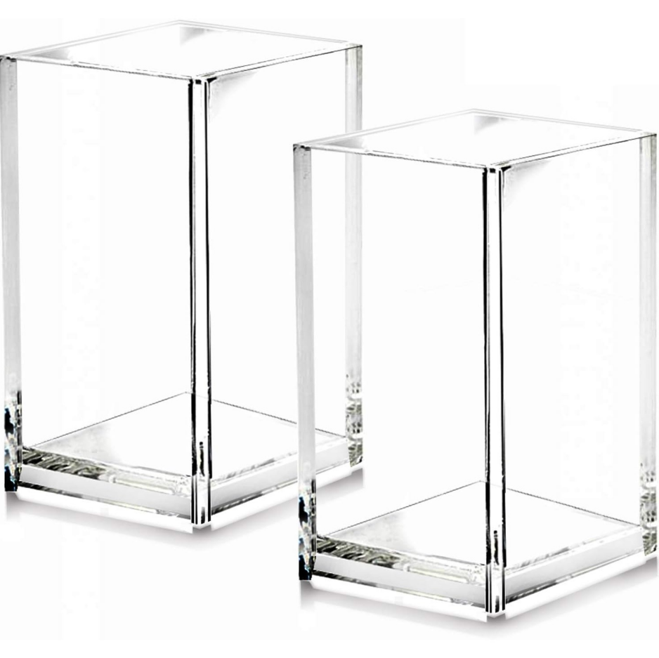 Clear acrylic pen holder/organizer cup - Image 2