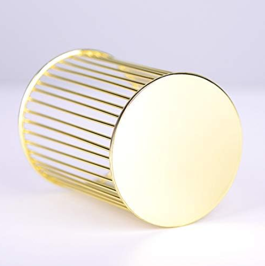 Gold metal pen holder - Image 3