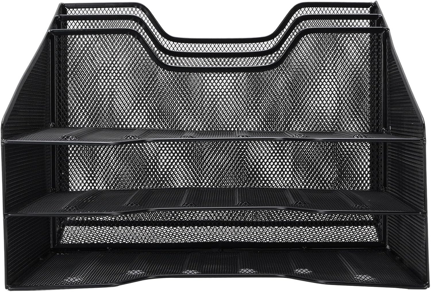 3-Tier Metal Mesh Document Tray Organizer