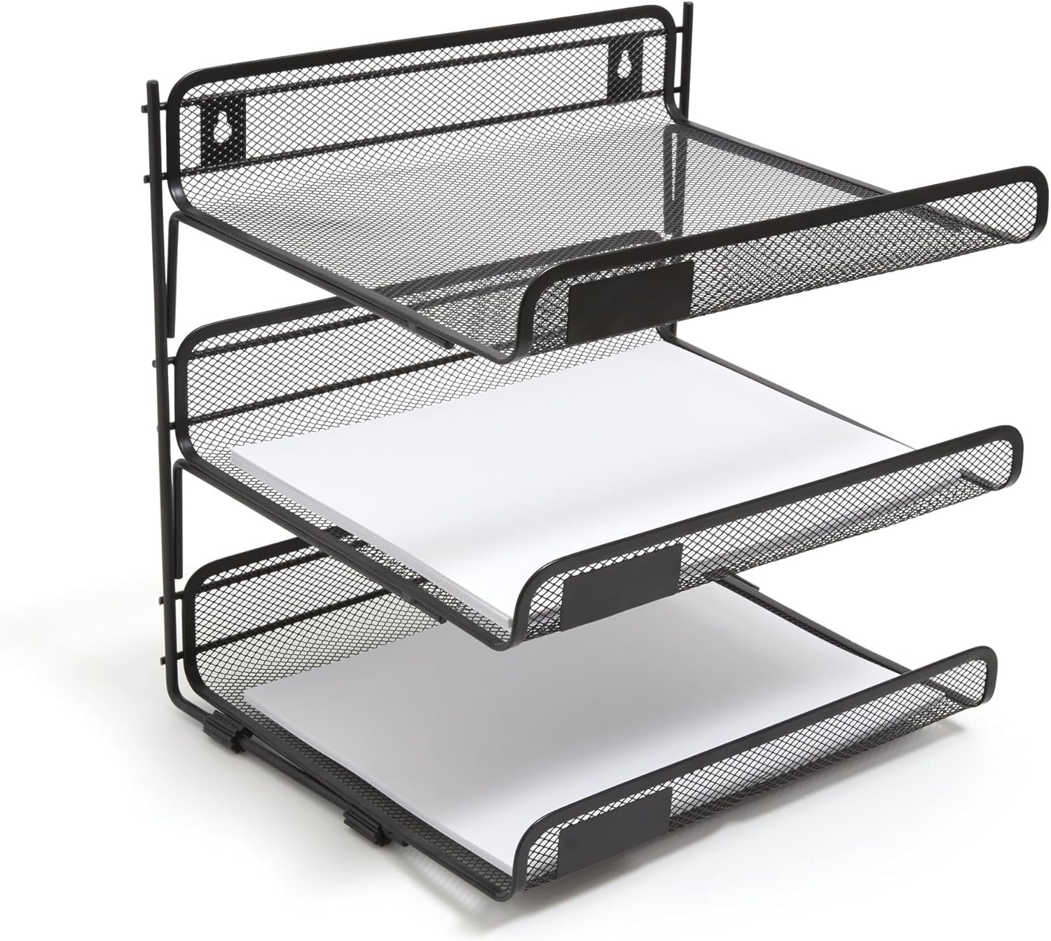 Metal Mesh Document Organizer Rack