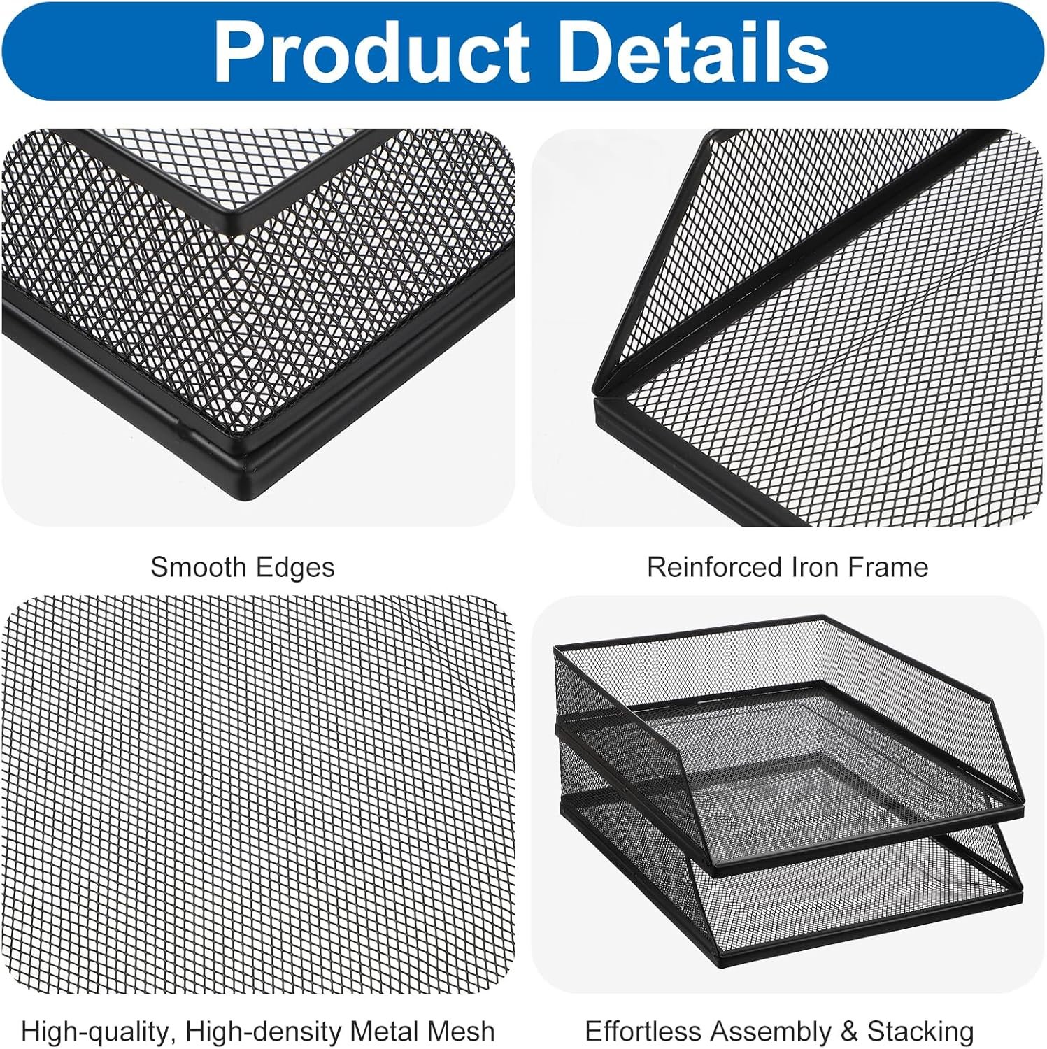 Stackable Document Tray Organizer - Image 2